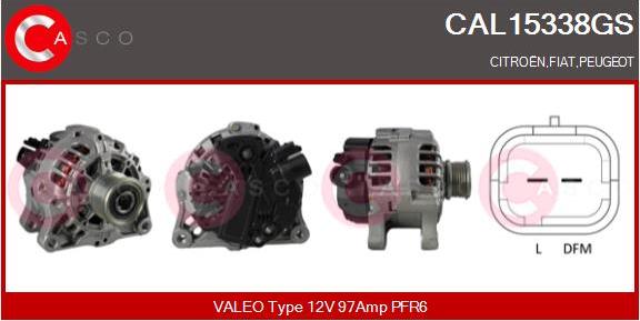 Casco CAL15338GS - Ģenerators autodraugiem.lv
