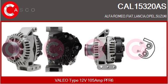 Casco CAL15320AS - Ģenerators autodraugiem.lv