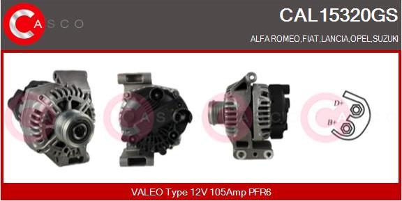 Casco CAL15320GS - Ģenerators autodraugiem.lv