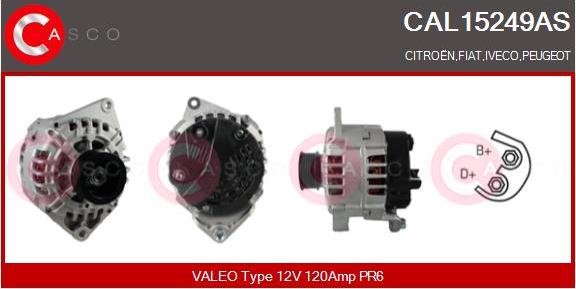 Casco CAL15249AS - Ģenerators autodraugiem.lv