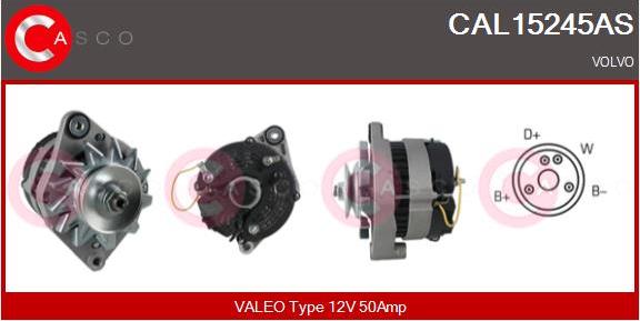 Casco CAL15245AS - Ģenerators autodraugiem.lv
