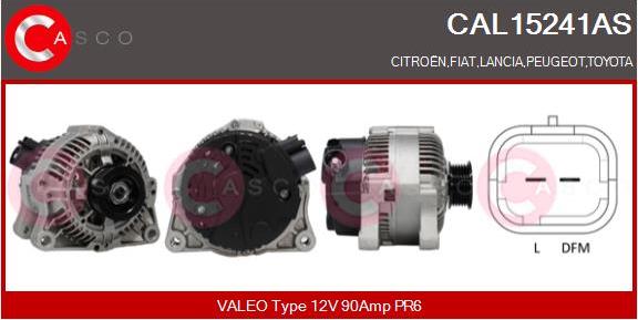 Casco CAL15241AS - Ģenerators autodraugiem.lv