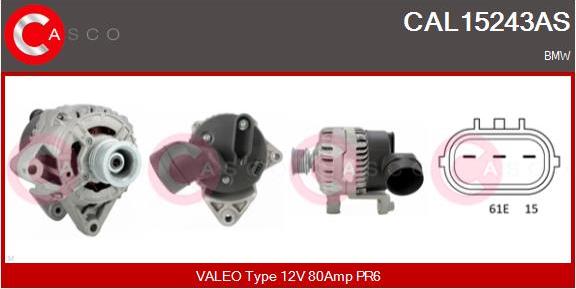 Casco CAL15243AS - Ģenerators autodraugiem.lv