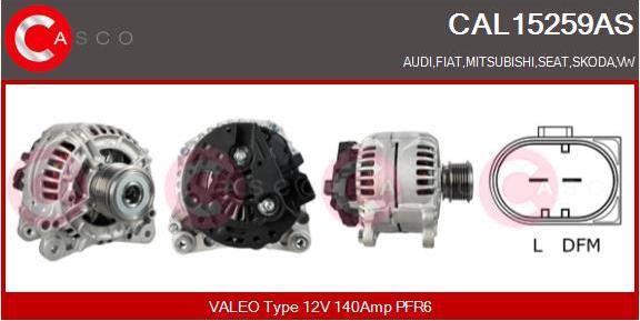 Casco CAL15259AS - Ģenerators autodraugiem.lv