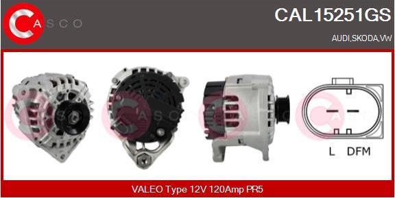 Casco CAL15251GS - Ģenerators autodraugiem.lv