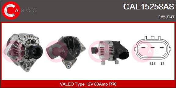 Casco CAL15258AS - Ģenerators autodraugiem.lv