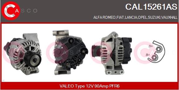 Casco CAL15261AS - Ģenerators autodraugiem.lv