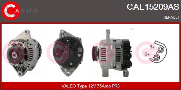 Casco CAL15209AS - Ģenerators autodraugiem.lv