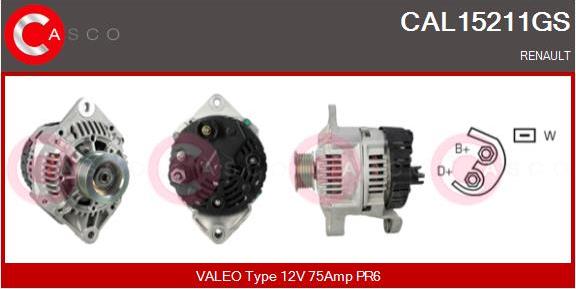 Casco CAL15211GS - Ģenerators autodraugiem.lv