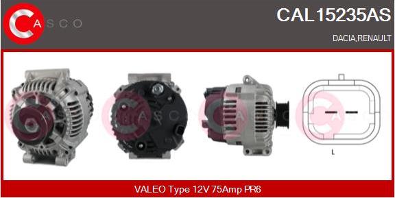Casco CAL15235AS - Ģenerators autodraugiem.lv