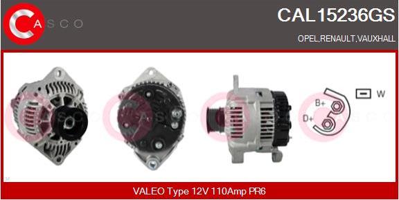 Casco CAL15236GS - Ģenerators autodraugiem.lv