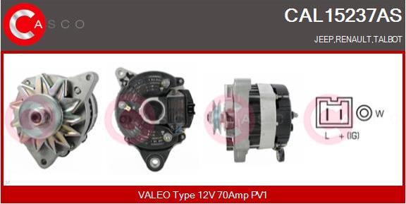Casco CAL15237AS - Ģenerators autodraugiem.lv