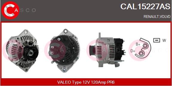 Casco CAL15227AS - Ģenerators autodraugiem.lv