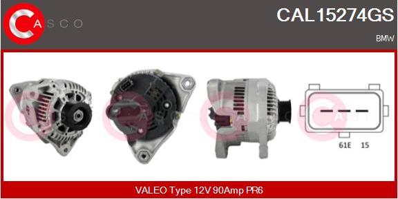 Casco CAL15274GS - Ģenerators autodraugiem.lv
