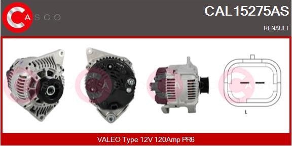 Casco CAL15275AS - Ģenerators autodraugiem.lv