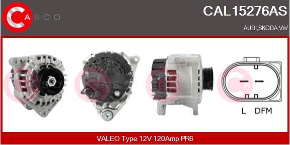 Casco CAL15276AS - Ģenerators autodraugiem.lv