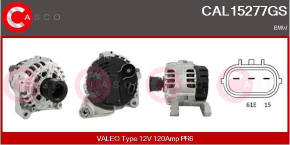 Casco CAL15277GS - Ģenerators autodraugiem.lv