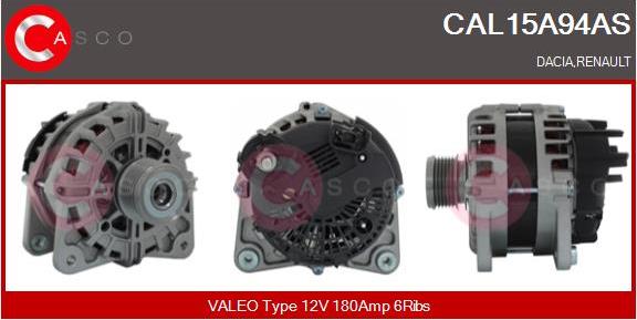 Casco CAL15A94AS - Ģenerators autodraugiem.lv