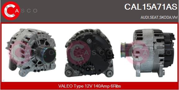 Casco CAL15A71AS - Ģenerators autodraugiem.lv