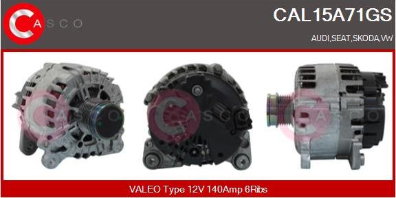 Casco CAL15A71GS - Ģenerators autodraugiem.lv