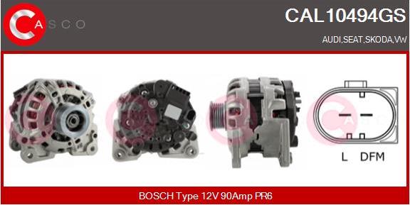 Casco CAL10494GS - Ģenerators autodraugiem.lv