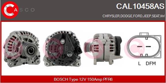 Casco CAL10458AS - Ģenerators autodraugiem.lv