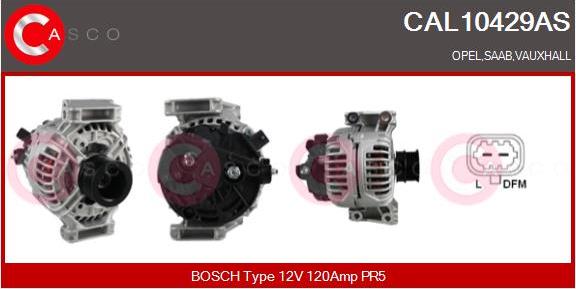 Casco CAL10429AS - Ģenerators autodraugiem.lv