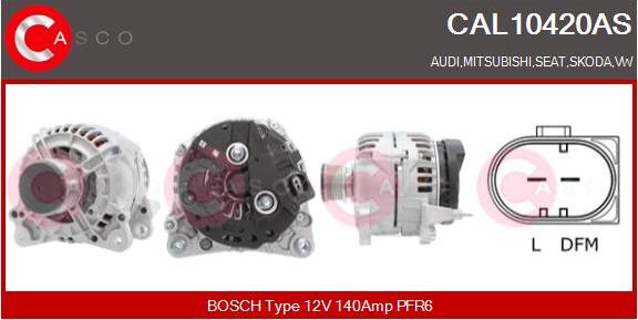 Casco CAL10420AS - Ģenerators autodraugiem.lv