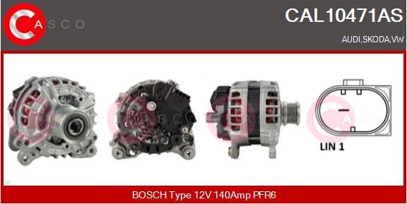 Casco CAL10471AS - Ģenerators autodraugiem.lv