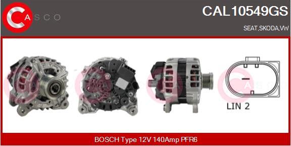 Casco CAL10549GS - Ģenerators autodraugiem.lv
