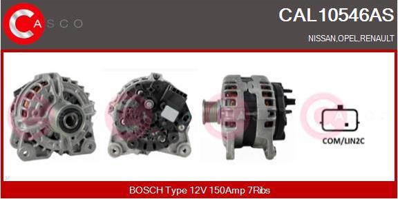 Casco CAL10546AS - Ģenerators autodraugiem.lv