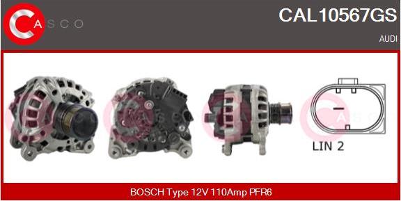 Casco CAL10567GS - Ģenerators autodraugiem.lv