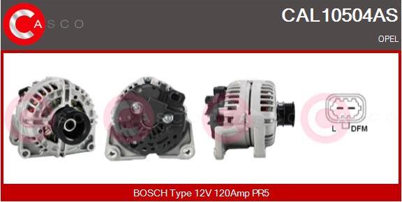 Casco CAL10504AS - Ģenerators autodraugiem.lv