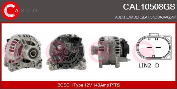 Casco CAL10508GS - Ģenerators autodraugiem.lv