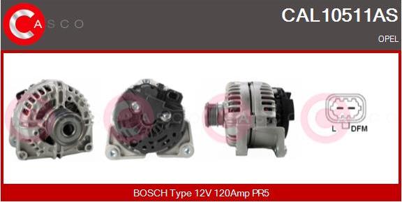 Casco CAL10511AS - Ģenerators autodraugiem.lv