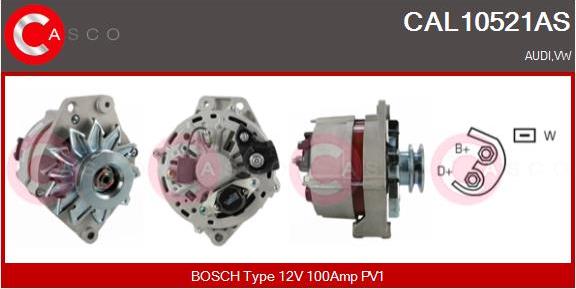 Casco CAL10521AS - Ģenerators autodraugiem.lv
