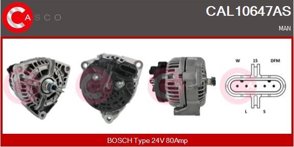 Casco CAL10647AS - Ģenerators autodraugiem.lv
