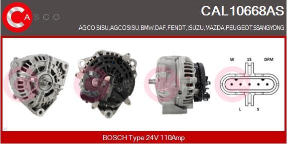 Casco CAL10668AS - Ģenerators autodraugiem.lv
