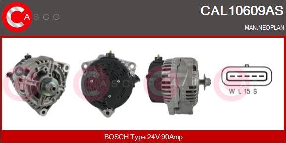 Casco CAL10609AS - Ģenerators autodraugiem.lv
