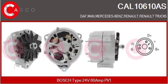 Casco CAL10610AS - Ģenerators autodraugiem.lv