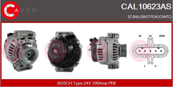 Casco CAL10623AS - Ģenerators autodraugiem.lv