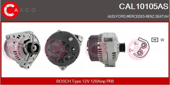 Casco CAL10105AS - Ģenerators autodraugiem.lv