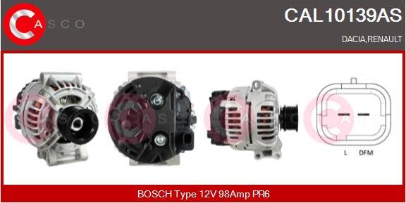 Casco CAL10139AS - Ģenerators autodraugiem.lv