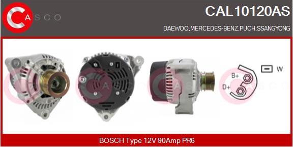Casco CAL10120AS - Ģenerators autodraugiem.lv