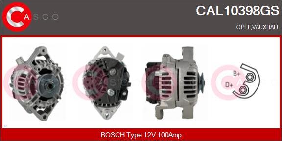 Casco CAL10398GS - Ģenerators autodraugiem.lv