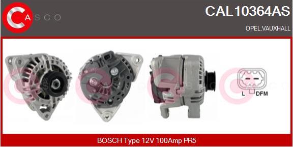 Casco CAL10364AS - Ģenerators autodraugiem.lv