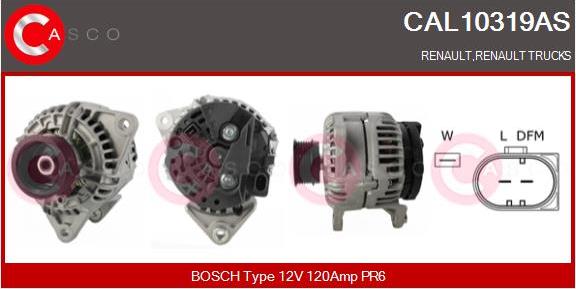 Casco CAL10319AS - Ģenerators autodraugiem.lv
