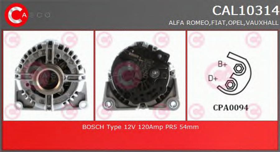 Casco CAL10314 - Ģenerators autodraugiem.lv