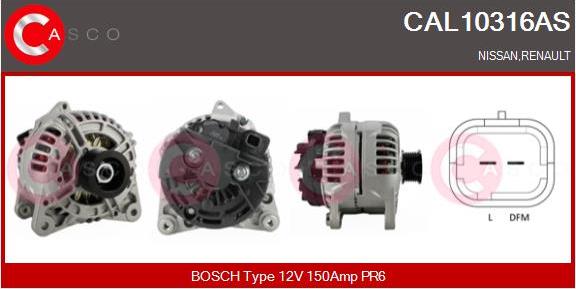 Casco CAL10316AS - Ģenerators autodraugiem.lv