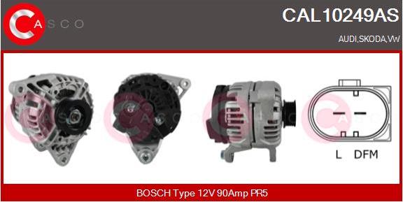 Casco CAL10249AS - Ģenerators autodraugiem.lv